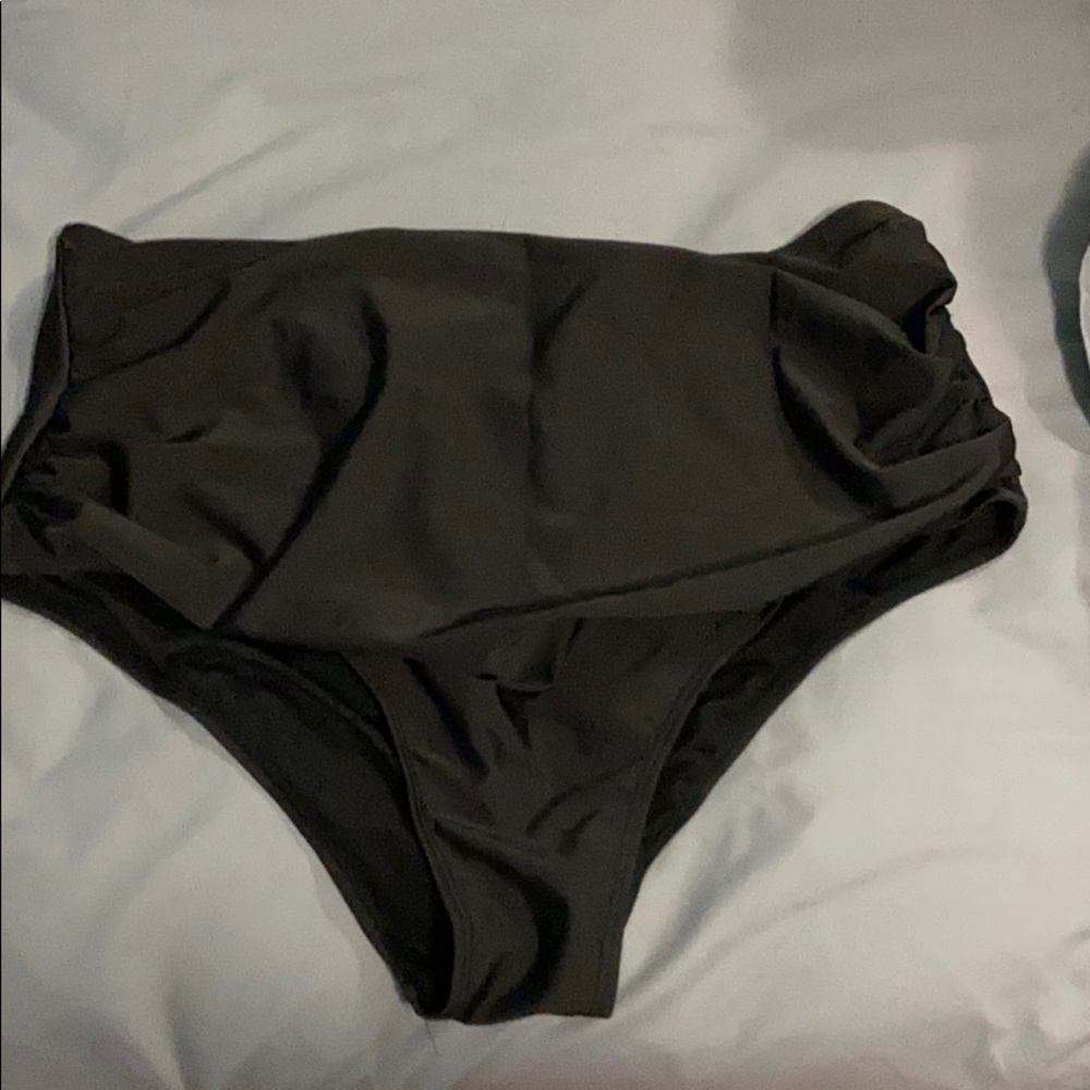 High waisted bikini bottoms